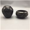 Image 2 : Pair of Santa Clara Carved Pot