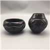 Image 1 : Pair of Santa Clara Carved Pot