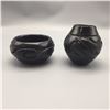 Image 2 : Pair of Santa Clara Carved Pot