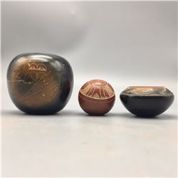 3 Santa Clara Mini Pots