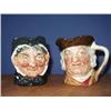 Image 1 : Two Royal Doulton character jugs modelled as Sam Johnson (chipped) and Granny....