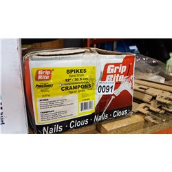 12 INCH SPIRAL SPIKES 22KG
