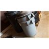 Image 3 : LARGE PLASTIC GARBAGE CAN AND 3 SMALL GARBAGE CANS