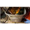 Image 1 : TOTE OF NAILS AIR HOSE VINTAGE SOLDERING IRON AND SPRAYER