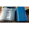 Image 3 : LOT OF TOTES AND SHIPPING BOX