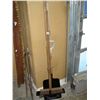 Image 1 : 2 SHOVELS RAKE AND BROOM