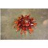 Image 1 : METAL ART SUNGOD GLASS ILLUMINATED WALL HANGING