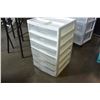Image 2 : TWO ROLLING PLASTIC ORGANIZERS