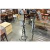 Image 1 : WELDED CHAIN SIGN HOLDER AND VINTAGE METAL STAND