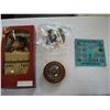 Image 1 : COLLECTOR DOLL PINS MEDALIONS AND CONTAINER