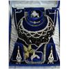 Image 2 : BLUE AND RED VELVET CASES OF JEWELLRY