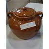 Image 2 : LIDDED BEAN CROCK AND CLOCK AND GRINDER AND CRUET SET