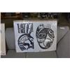Image 1 : 2 LEP BEN HOUSTIE AND LAWRENCE LAZEO SIGNED NATIVE PRINTS