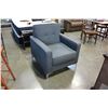 Image 1 : MODERN BLUE GREY ARM CHAIR