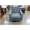 Image 2 : MODERN BLUE GREY ARM CHAIR