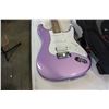 Image 2 : PURPLE AUSTIN ELECTRIC GUITAR W/ INLAY
