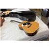 Image 2 : YAMAHA FG 180 ACOUSTIC GUITAR IN CASE ON STAND