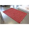 Image 1 : RED AREA CARPET APRROX 5FT X 8FT