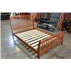 Image 1 : DOUBLE SIZE MODERN BEDFRAME AND NOVOSBED MEMORY FOAM MATTRESS