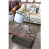 Image 2 : PAIR OF DESIGNER METAL TABLE LAMPS