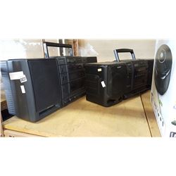 GE AND SONY BOOM BOXES