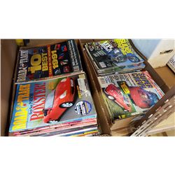 2 BOXES OF SPORTS MAGAZINES