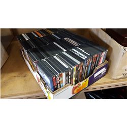 BOX OF DVDS