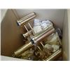 Image 1 : 5 ARM GOLD LIGHT FIXTURE
