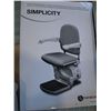 Image 2 : SIMPLICITY HANDICARE STAIR LIFT WITH TRACK, RETAIL $3000, WORKING