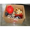 Image 2 : BOX OF DECORATIVE ITEMS AND MISC