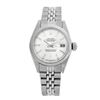 Rolex Pre-owned 26mm Womens Original Rolex Silver Dial Stainless Steel - REF-360X2K
