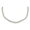 Image 1 : 10 CTW Diamond Flower Cluster Luxury Necklace 14KT Yellow Gold - REF-974N9F