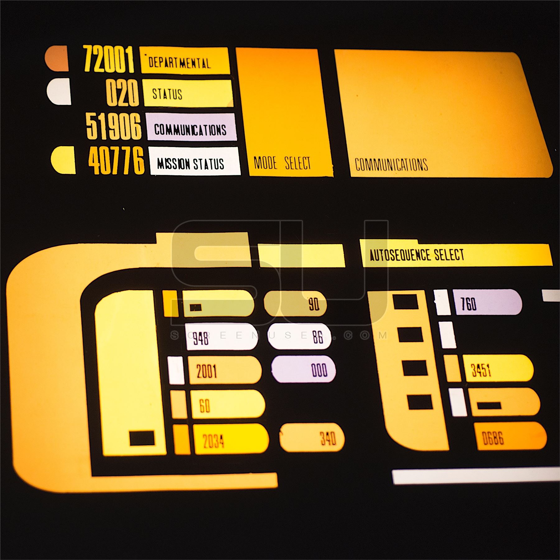 Star Trek: The Next Generation (TV) - Data's USS Enterprise-D Bridge ...