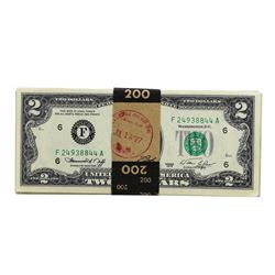 Lot of (100) 1976 $2 Federal Reserve Notes Atlanta- 90 Consecutive Notes