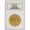 Image 1 : 1908 No Motto $20 St. Gaudens Double Eagle Gold Coin NGC MS65
