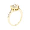 Image 4 : 14KT Yellow Gold 0.70 ctw Diamond Ring