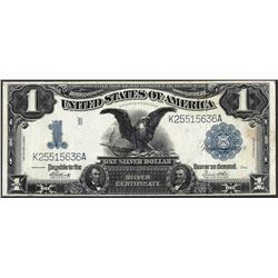 1899 $1 Black Eagle Silver Certificate Note