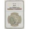 Image 1 : 1924 $1 Peace Silver Dollar Coin NGC MS64