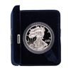 Image 2 : 2003-W $1 American Silver Eagle 1 oz Fine Silver Bullion Proof Coin w/Box