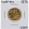 Image 1 : 1873-S Australia Sydney Sovereign St. George Gold Coin