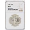 Image 1 : 1942 Walking Liberty Half Dollar Coin NGC MS65