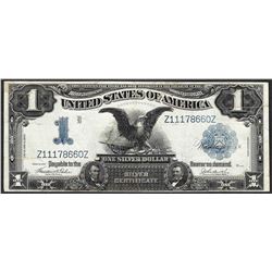 1899 $1 Black Eagle Silver Certificate Note