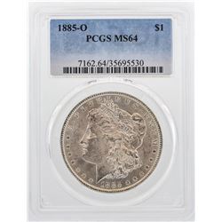 1885-O $1 Morgan Silver Dollar Coin PCGS MS64