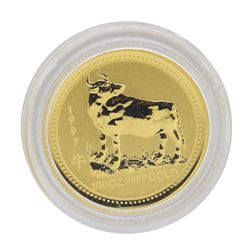 1997 $15 Australia Lunar Year of the Ox 1/10 oz. Gold Coin