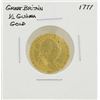 Image 1 : 1777 Great Britain 1/2 Guinea Gold Coin