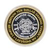 Image 2 : .999 Silver Treasure Island Las Vegas, Nevada $10 Casino Limited Edition Gaming