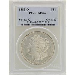 1883-O $1 Morgan Silver Dollar Coin PCGS MS64
