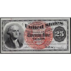 March 3, 1863 Twenty-Five Cents Fourth Issue Fractional Currency Note