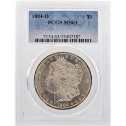 1884-O $1 Morgan Silver Dollar Coin PCGS MS63