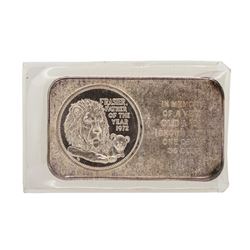 1972 Fraiser, Father of the Year Pioneer Mint 1 oz .999 Fine Silver Art Bar